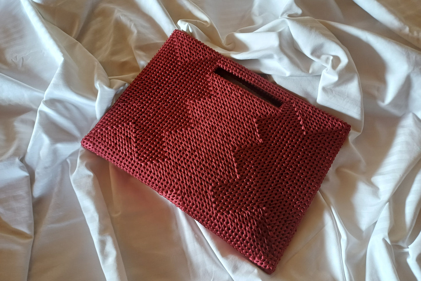 Woven Couture Casual Clutch