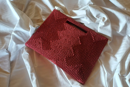 Woven Couture Casual Clutch