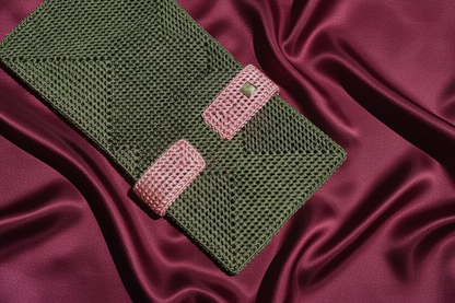 Woven Couture Long Clutch