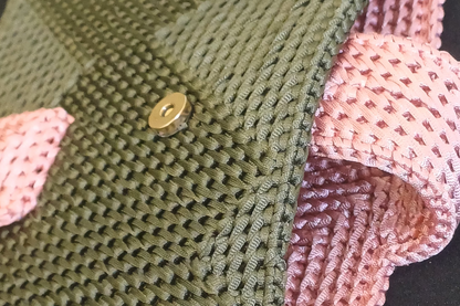 Woven Couture Long Clutch