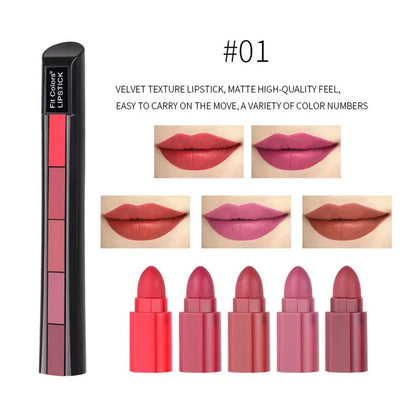 KATIA 5 IN 1 LIPSTICK STRIP MATTE VELVET