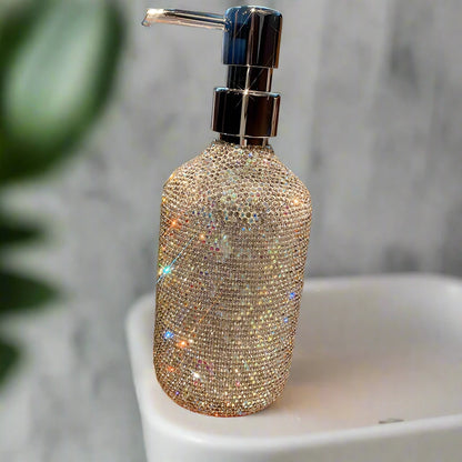 SOAP DISPENSER RHINESTONE