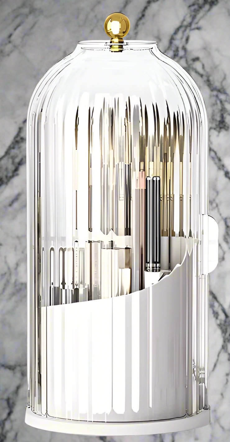 MAKEUP BRUSH HOLDER 360° ROTATING