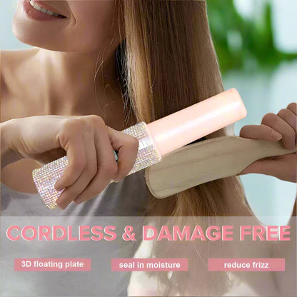 ELECTRIC USB HAIR STRAIGHTENER & CURLER