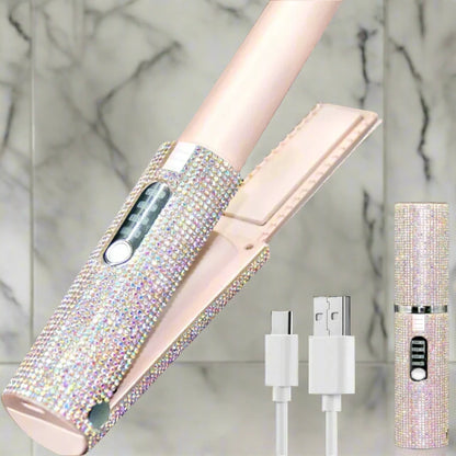 ELECTRIC USB HAIR STRAIGHTENER & CURLER