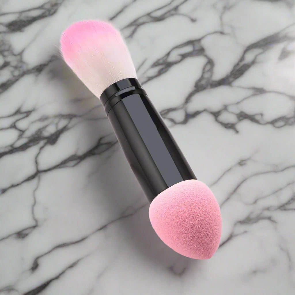 BLUSHER BRUSH DOUBLE HEADERD