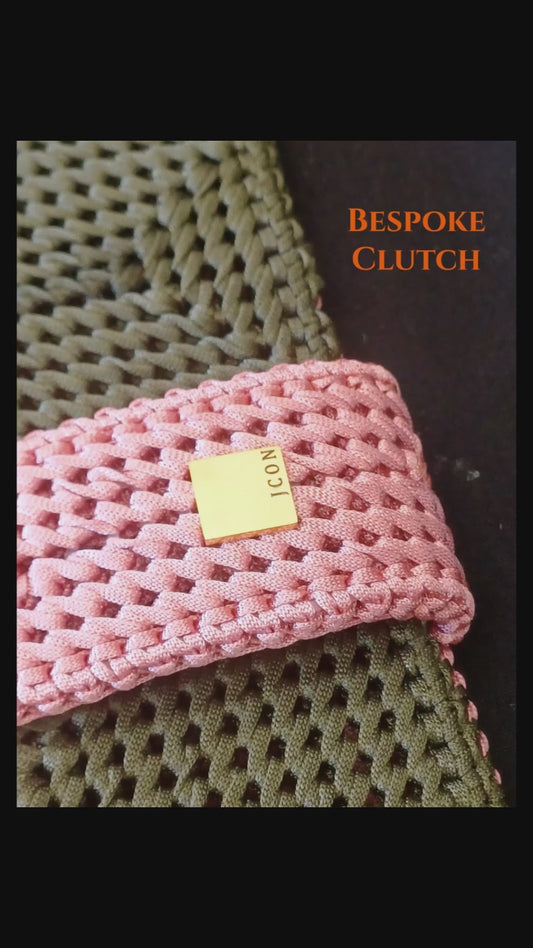 Woven Couture Long Clutch