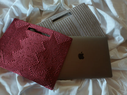 Woven Couture Casual Clutch